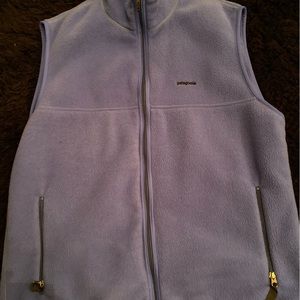 Patagonia Fleece vest . Sky blue color. Size L